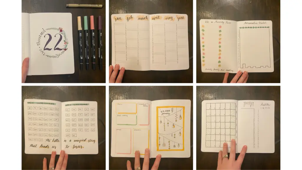 bullet journal set up